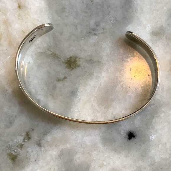 .925 Sterling Silver Cuff Bracelet - Picture 3 of 5